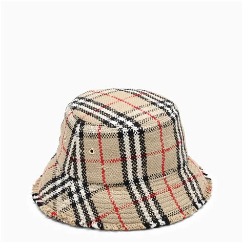 burberry bucket hat women's|authentic burberry hat.